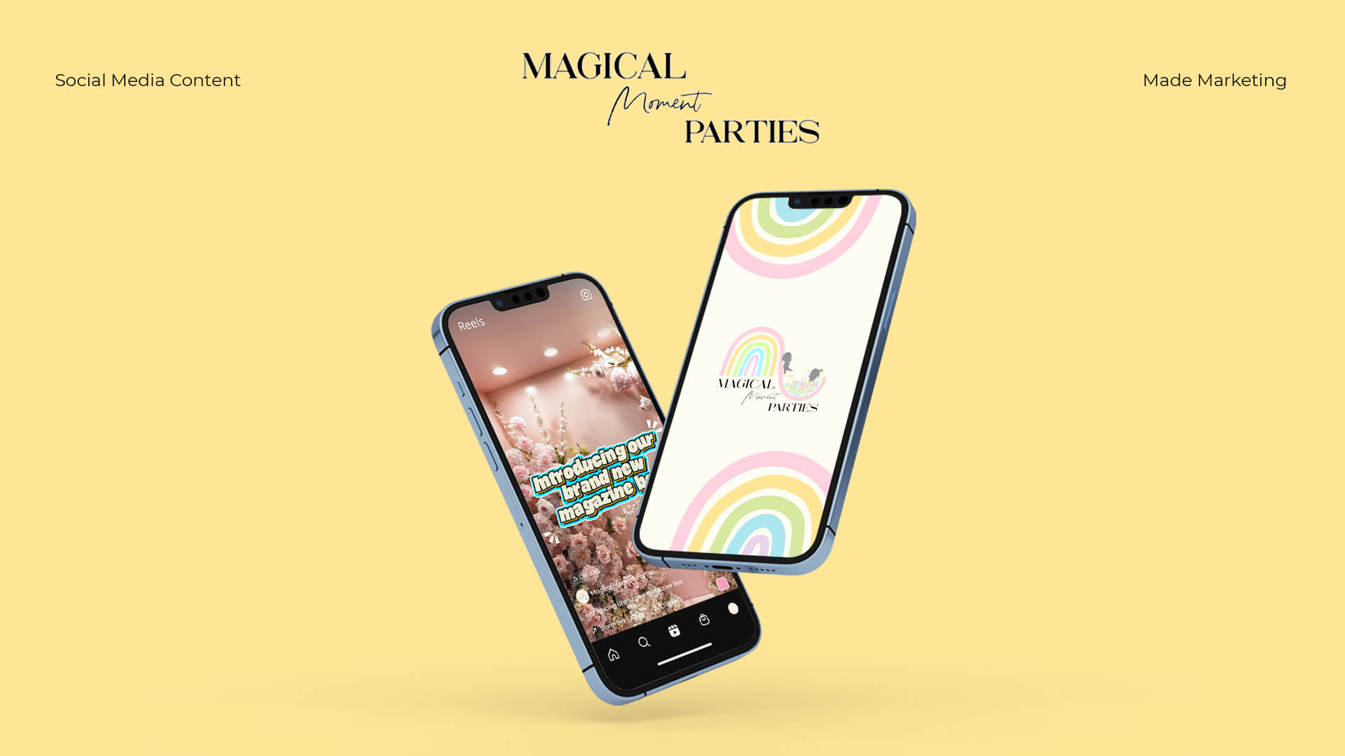 Magical Moment Parties Case Study Main Hero Image